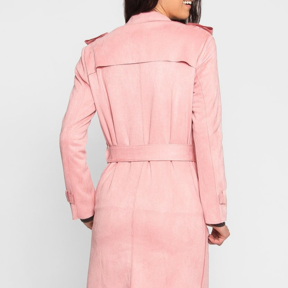 PINK SUEDE JACKET - Picture 4 of 4